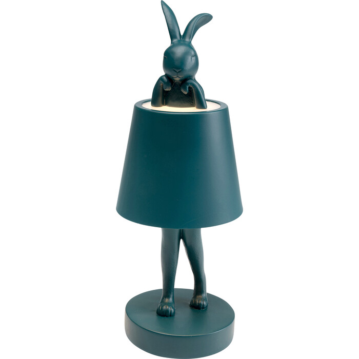 Table Lamp Animal Rabbit LED Petrol 29cm