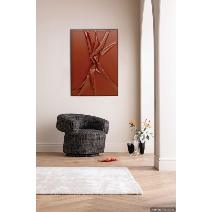 [58447] Tableau encadré Crincle Knot 100x140cm