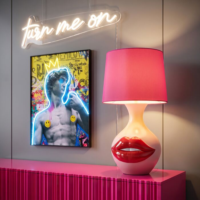[58488] Table Lamp Labbra 43cm - 1
