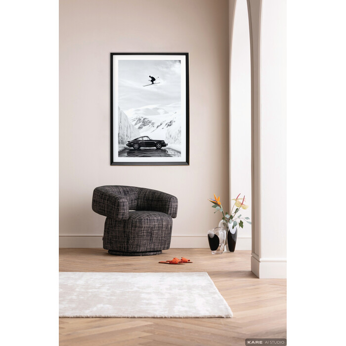 [58496] Framed Picture Ski Stunt 86x126cm