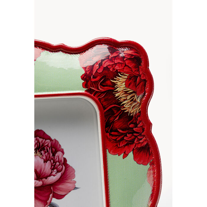 [58514] Cadre photo Peonies vert 10x10cm - 3