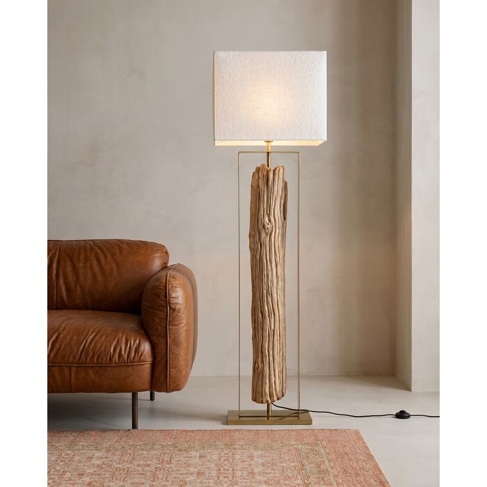 Floor Lamp Nature Stem Gold 165cm