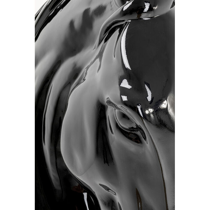 [58557] Figura deco Horse Head Negro 180cm - 3