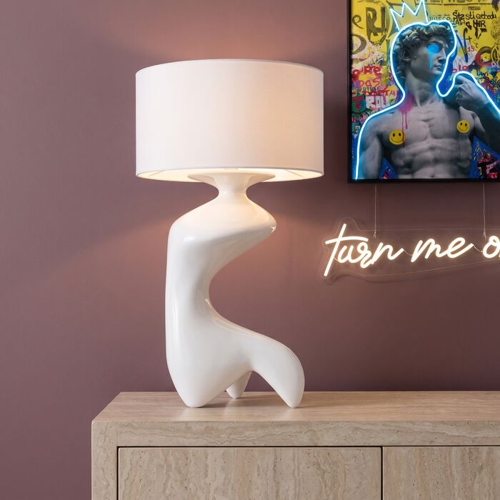 [58582] Table Lamp Erosia White 68cm - 1