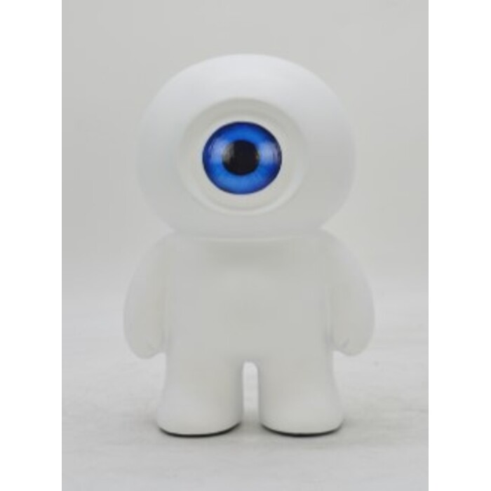 [58588] Figura deco Eye Totem Blanco 25cm