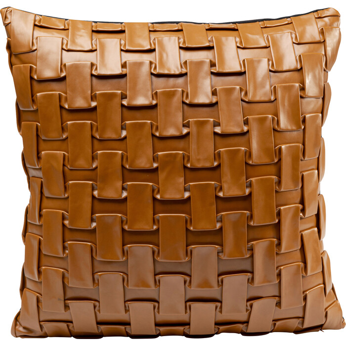 [58609] Coussin Posy camel 45x45cm