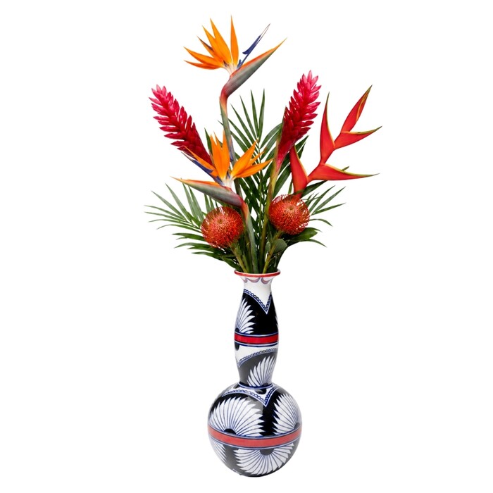[58623] Vase Éventails 37cm - 1