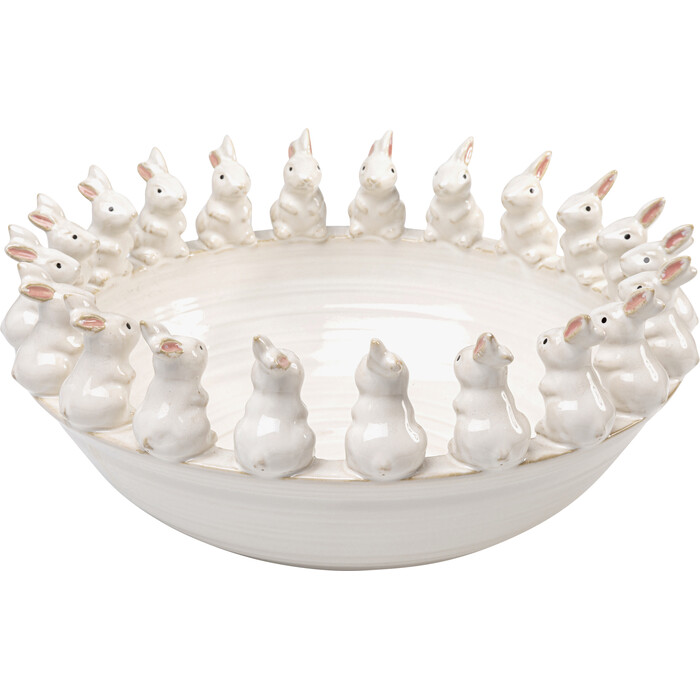 [58633] 裝飾碗 Cute Bunnies Ø40cm