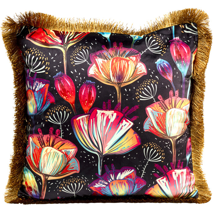 [58653] Coussin Jungle Flowers 45x45cm