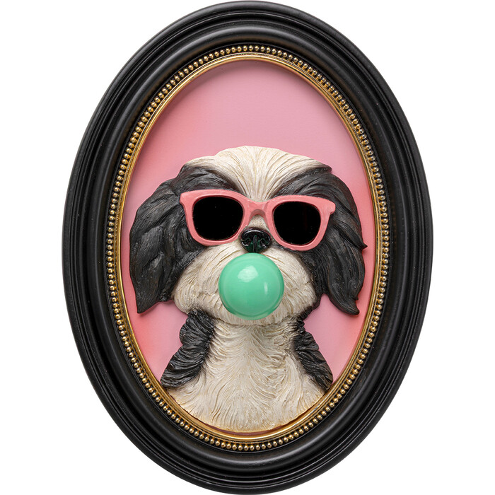 [58671] Framed Picture Dog Bubble