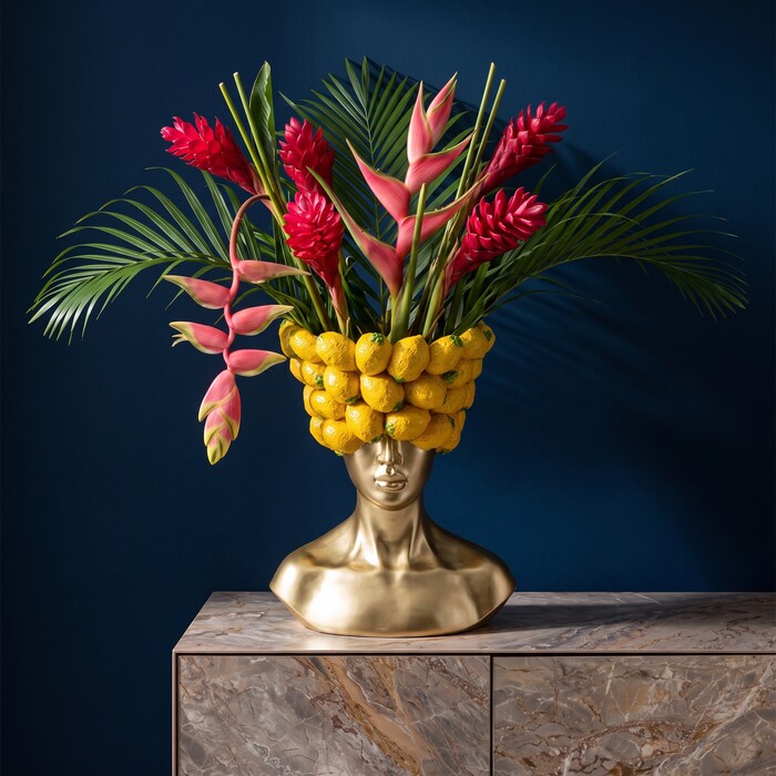 [58677] Jarrón Lemon Head 35cm - 1