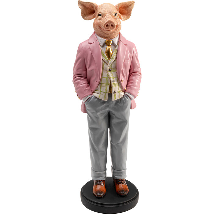 [58678] Figurin Hiasan Babi Gentleman 44cm