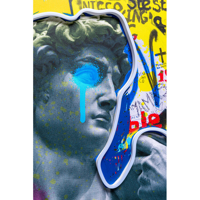 [58686] Tableau David Graffiti LED 60x80cm - 4
