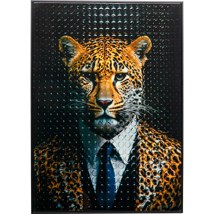 [58688] Cuadro lienzo Mister Leopard 50x70cm