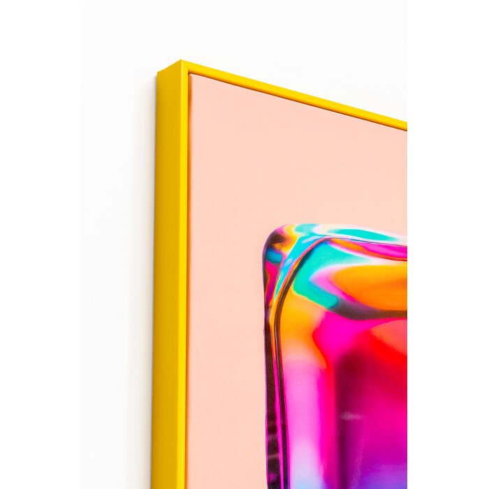 [58696] Tableau encadré Rainbow Flacon Square 50x70cm - 3