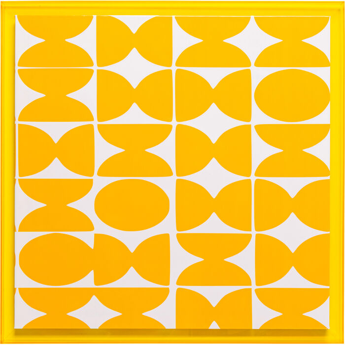 [58699] Framed Picture Perline 80x80cm