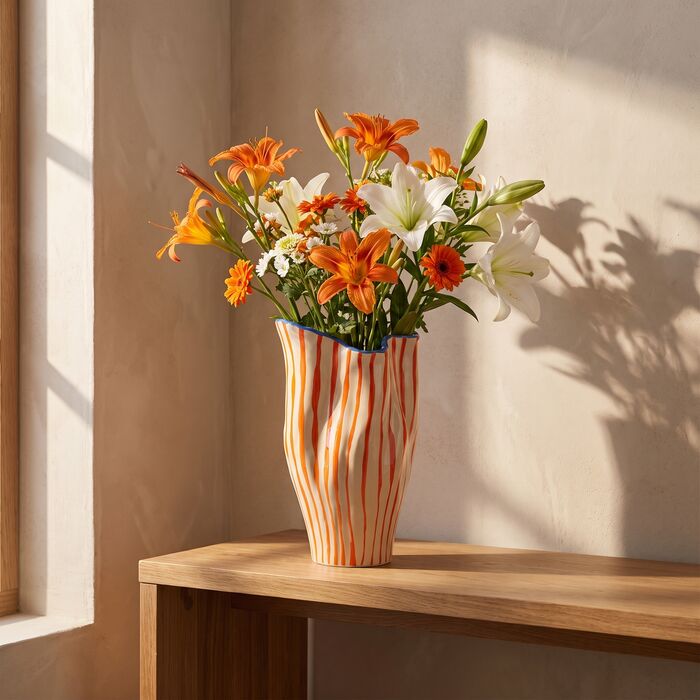 [58702] Vase Lungo Stripes 23cm - 1