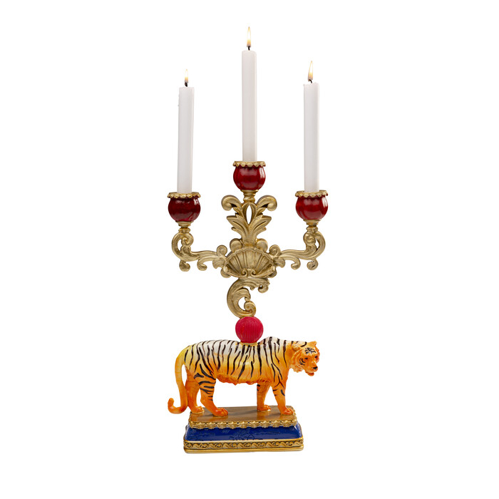 [58705] Candelabro Tiger Tre 43cm