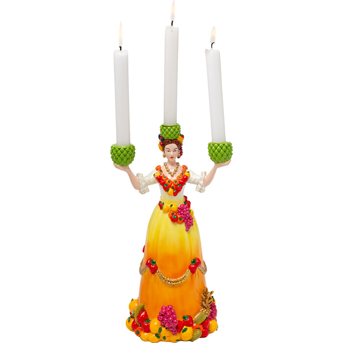 [58707] Candelabro Pineapple Lady 36cm