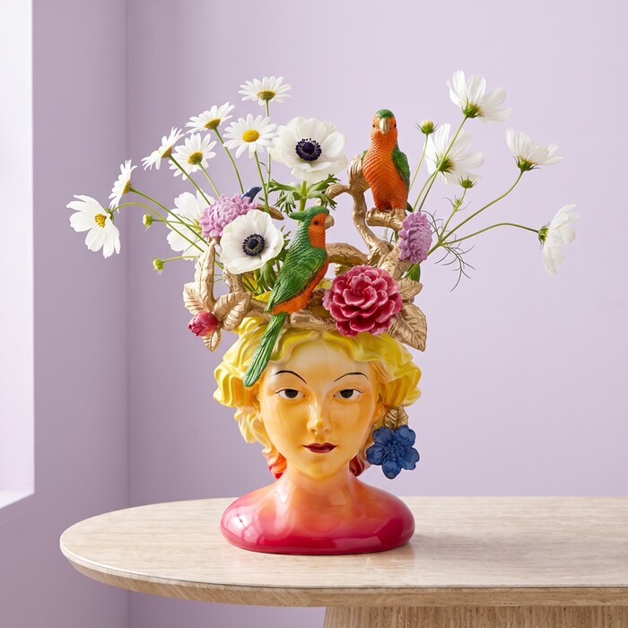 [58714] Vase Parrot Lady 35cm - 1