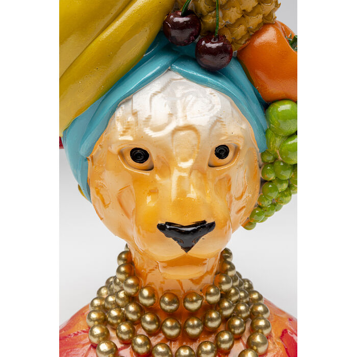 [58716] Vase Animal Fruits Head 28cm - 3