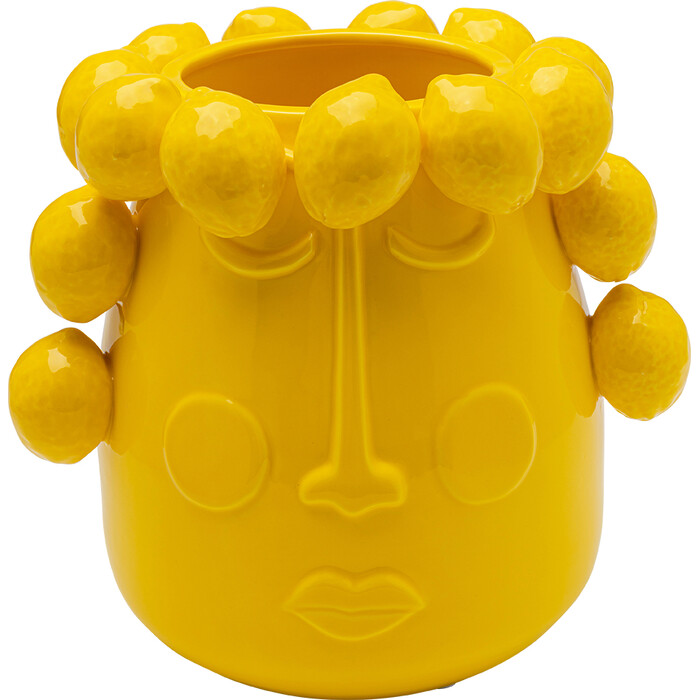 [58717] Vase Lemon Face  24cm