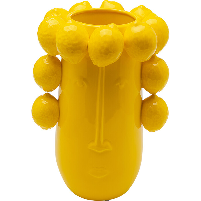 [58718] Vase Lemon Face 34cm