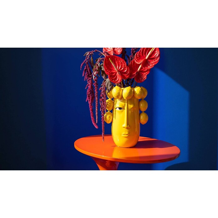 [58718] Vase Lemon Face 34cm - 2