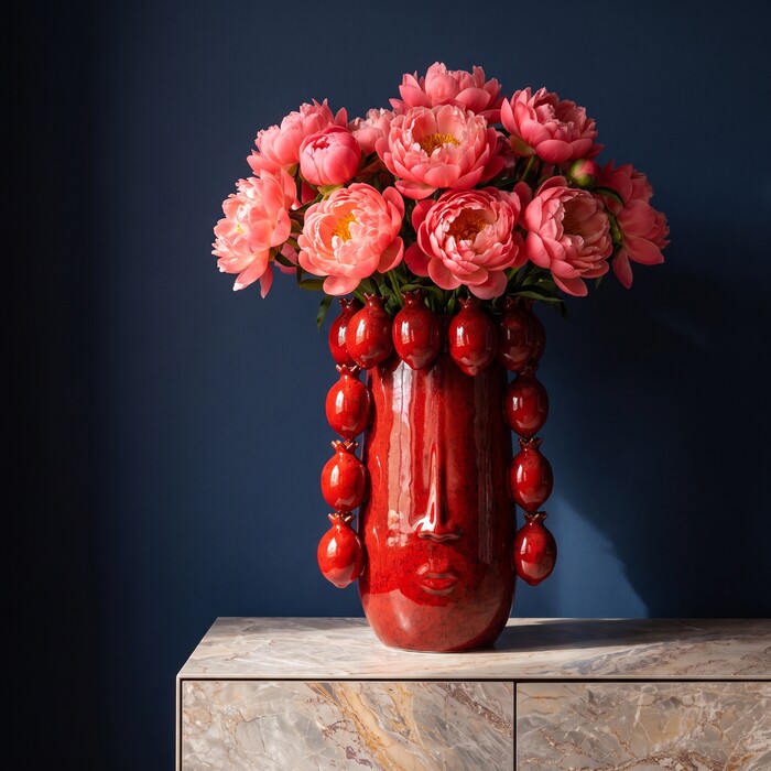 [58720] 花瓶 Pomegranate Face 34cm - 1