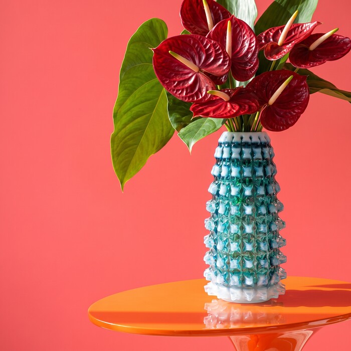 [58721] Vase Spike Blue 48cm - 1