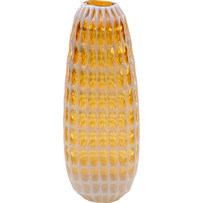 [58727] Vase Milky Amber 42cm