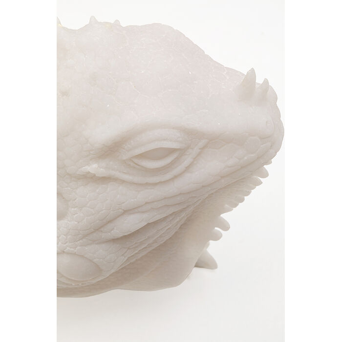 [58730] Deco Object Iguana White 82cm - 3