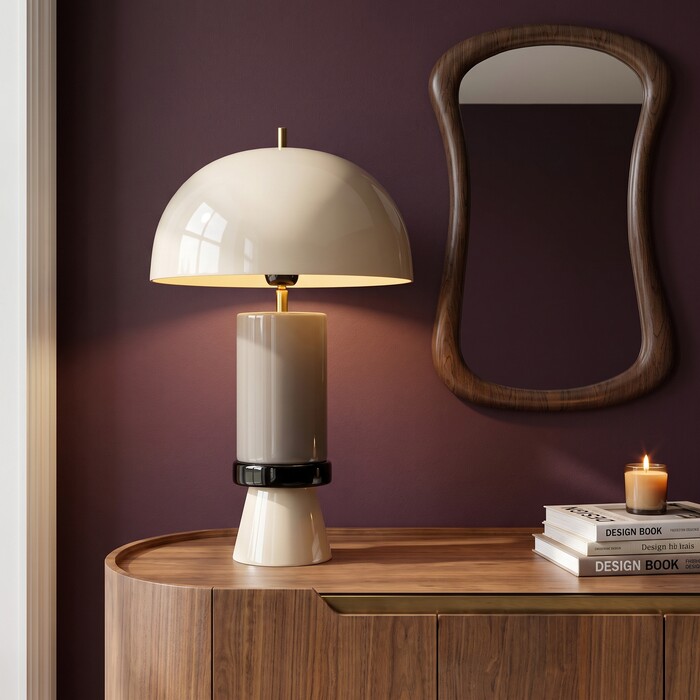 [58751] Table Lamp Josy Grey 51cm - 1