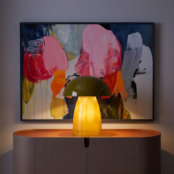 [58755] Lampe de table Fungo vert 37cm - 1
