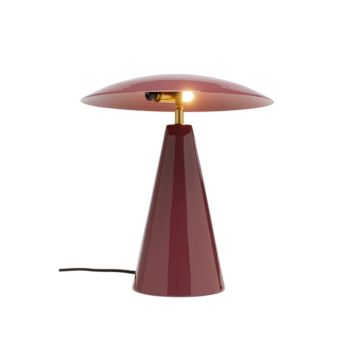[58756] Lampe de table Fungo Flat marron 33cm