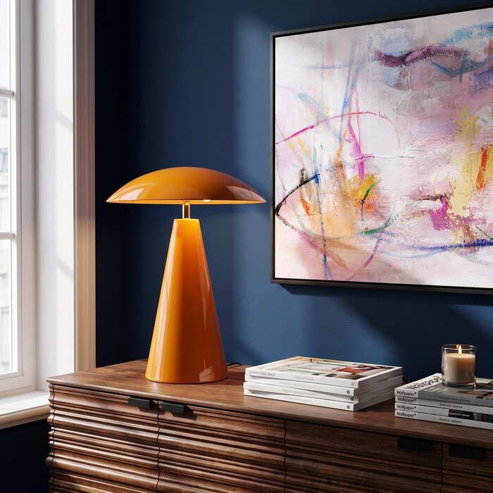 [58758] Lampe de table Fungo Flat orange 33cm - 1