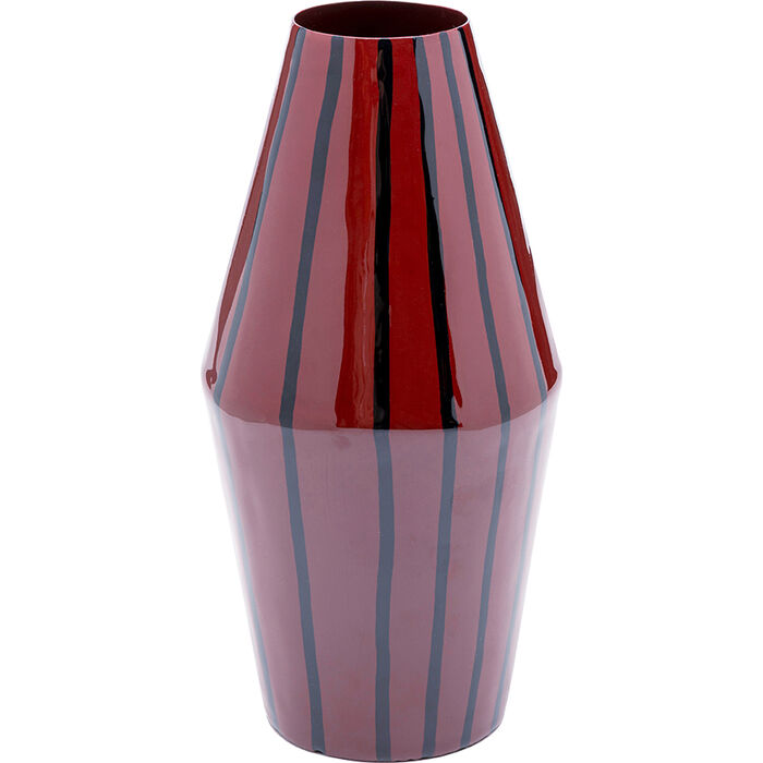 [58762] Deco Vase Loom Brown 27cm