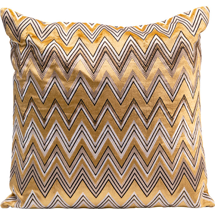 [58779] Coussin Zig Zag Honey 50x50cm