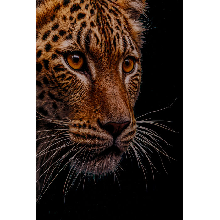 [58782] Glass Picture Hunting Leopard 200x100cm - 3