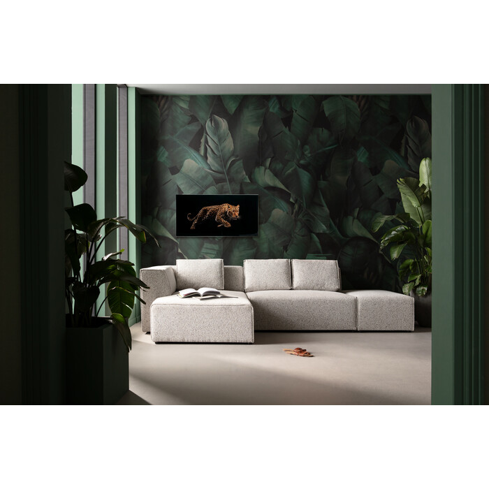 [58785] Tableau encadré Hunting Leopard 75x55cm - 1