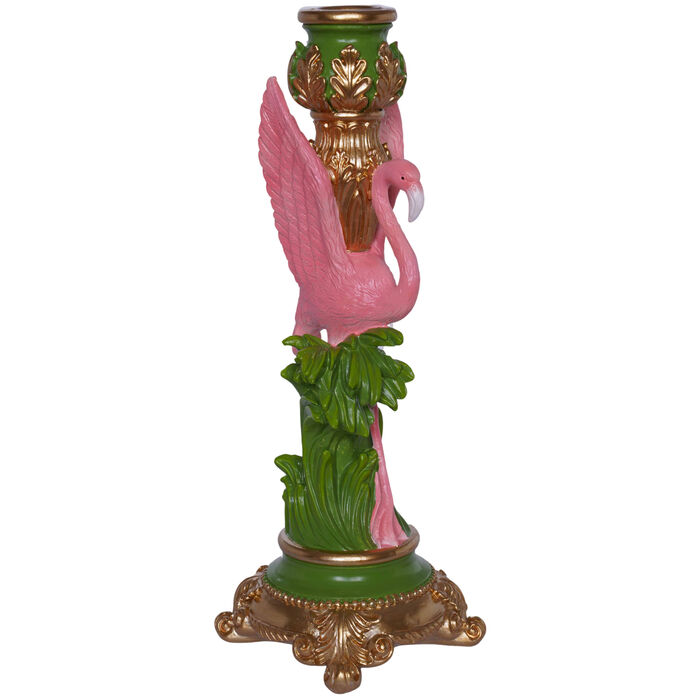 Candle Holder Tropical Flamingo 29cm