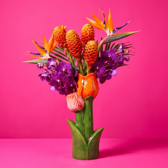 [58827] Vase Tulips 36cm - 1