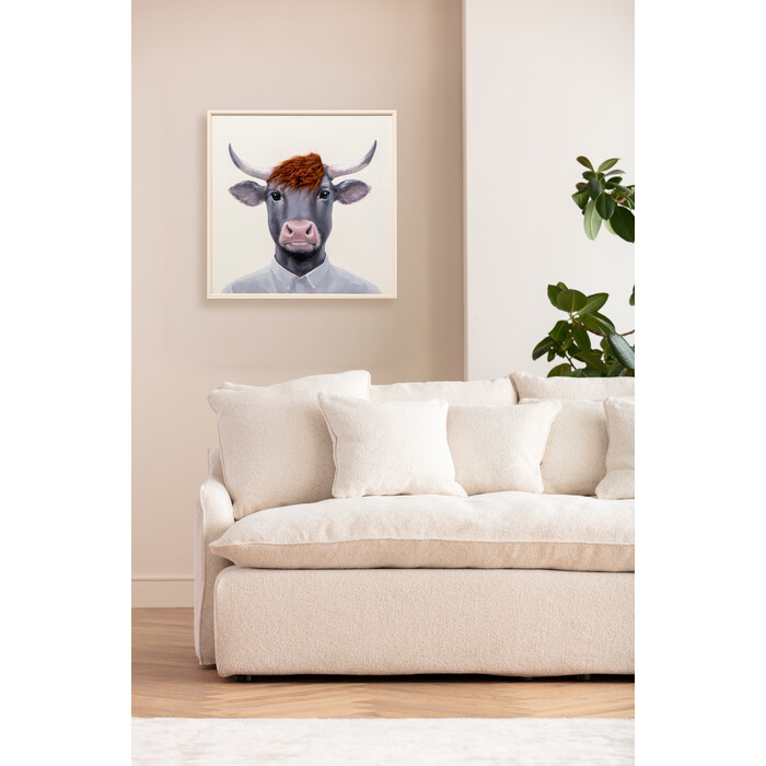 [58837] Tableau encadré Taurus Hair 80x80cm - 1