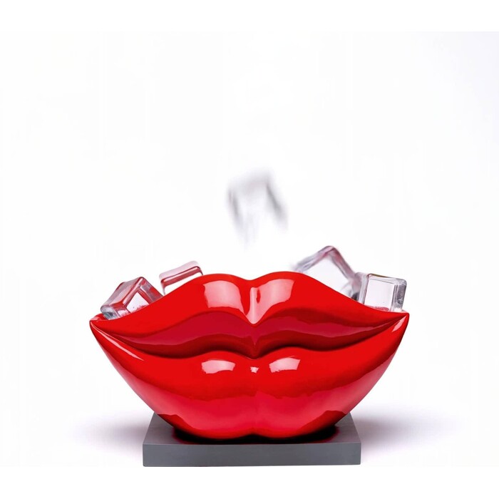 [58840] Wine Cooler Lips Red - 1