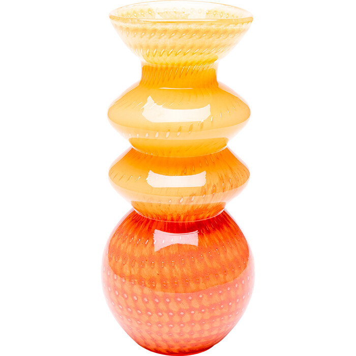 [58852] Jarrón Pelle Naranja 34cm