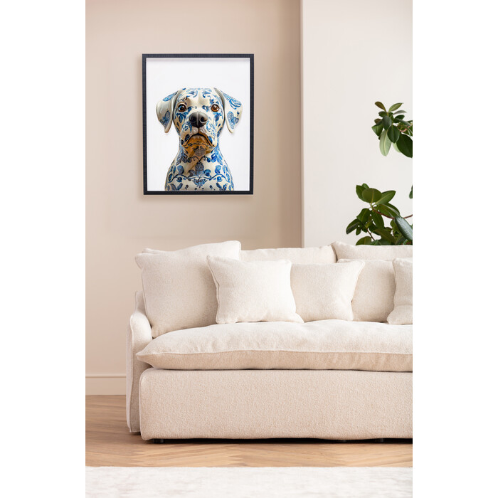 [58865] Cuadro enmarcado Dog Ornament  70x90cm - 1