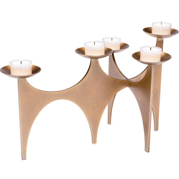 [58867] Candelabro Arco Latón 21cm