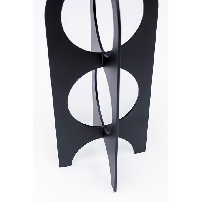 [58874] Držač Sveća Basy Circle Black 30cm - 4