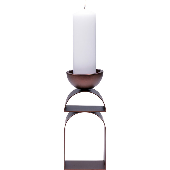 [58875] Candelabro Shapy Coffee 42cm