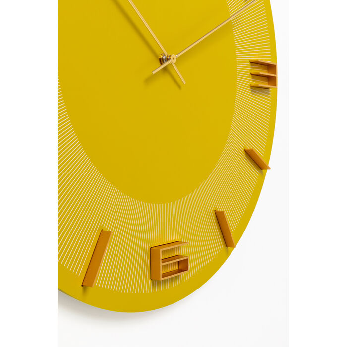 [58910] Wall Clock Leonardo Yellow/Gold Ø49cm - 4